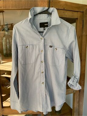 Hurley Thin Boyfriend Fit Button-Up Shirt